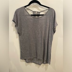 Michael Stars cap sleeve hi/low t back tee